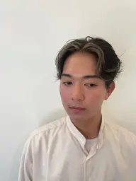✨メンズカット+デザインカラー(ブリーチ有り)+眉毛カット✨ (シャンプー&セット付き)一つ上のおしゃれ🦾🔥✨🦅