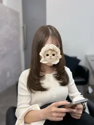 【スタイリスト試験モデル】ミディアムカット限定(5cm以上のレイヤー/ハイレイヤー)※メニューの補足説明欄ご一読ください