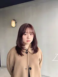 艶髪確定✨韓国レイヤー×プレミアムカラー+クイックトリートメント💖【ミニモ限定❣️】