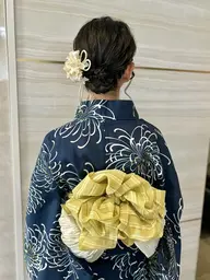 浴衣着付け+ヘアセット