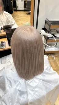 【平日限定】ダブルカラー+マルチケアトリートメント（ブリーチ込み）メンズOK🙆🏻‍♀️