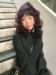 【U24限定】ブリーチ無しWカラー/ダメージレスで作る柔らかいじゅわっとカラー🌼ワインレッド・ボルドー・チェリーレッド