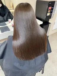 縮毛矯正+OZ式トリートメント+カット