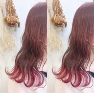 ❤︎外ハネ相性◎ 毛先カラー❤︎ ケアブリーチ🌈割引🌈