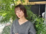 【負担少なく季節の紫外線にも負けないカラー】カット+グレイカラー+Aujua