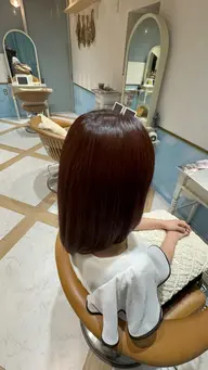 【🧡暖色系カラーにしたい方に🧡】ダブルカラー＋トリートメント🫶