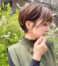 【☆定番メニュー☆】カット+オーガニックカラー ¥6600