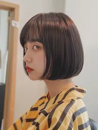 〔ミニモ学割〕限定✨似合わせボブ+艶カラー✨+デトックス