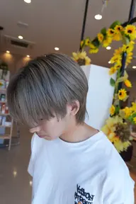 【モリご新規様&ミニモ限定】骨格矯正メンズカット+ケアブリーチ+プレミアムケアカラー+髪質改善TR+マイクロバブル