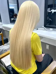 ⚠️撮影させてくれる方限定⚠️ブロンドヘア10代後半20代 ロング限定【日曜日19時〜】🌈最高峰酸熱トリートメント🌈