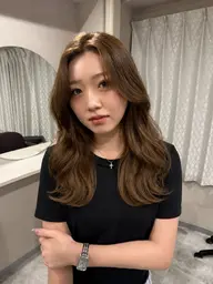 🎀韓国風♡似合わせロングカット🎀鎖骨下ロングヘアのみ