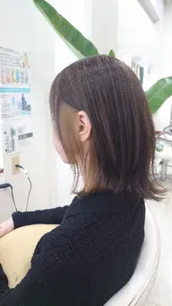 ケアカラー+カット+トリートメント