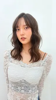 透明感×艶カラー+髪質改善トリートメント¥19800→¥8900【渋谷/髪質改善/韓国