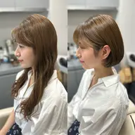 [ご新規様4ヶ月以内は3回ご利用可能]❤️カット+イルミナカラー&ショートスパ&シャンプー[白髪染めも対応]