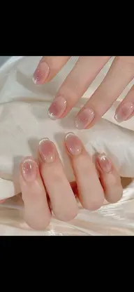 ☆ハンド☆【限定】人気ワンホンネイル☆チークマグネットフレンチ 7500円
