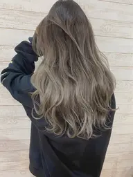 カラー+バレイヤージュ (ハイトーンや、ブリーチ、ブロンドヘアや海外ヘア好きな方オススメです⭐️)