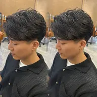 【パーマmen's~🩵】カット+デザインパーマ(ツイスト•波巻き)