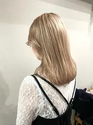 〖ミニモ限定🦢🤍〗𓊆ブリーチありダブルカラー➕艶イルミナカラー➕小顔カット✂️𓊇7種前処理TR付き🥣