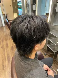 メンズカット＆ダウンパーマ【トップ以外全体】