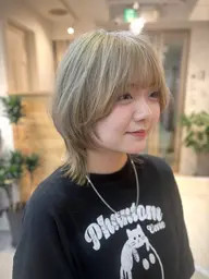 【人気No.2】ミニモ学割👩🎓U24カット+ブリーチカラー+トリートメント