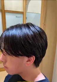 メンズカット+縮毛矯正
