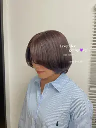 カット+カラー+超音波付Aujua 4stepTr(+ナノバブルシャンプー)🎀ིྀ⌇コテ巻き仕上げ໒꒱
