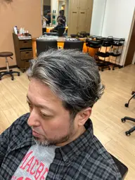 【6月限定‼️】メンズショート+ハイライト/メッシュ/白髪ぼかし