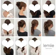 ヘアセット ꒦꒷.⋆𝜗𝜚   🎀 カタログ4種限定