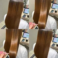 【ダメージレスで柔らかな仕上がり】🌼プレミアム縮毛矯正＋ケアトリートメント＋💇‍♀️カット《割引チケット付き🎫》