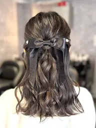 🎀パーティヘアセット🎀ハーフアップ/飾り付け放題✨ご持参ください/くびれ巻き/ボブの方でもOK