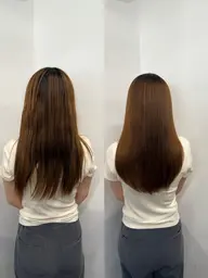 【梅雨対策】【酸性ストレート】こだわりカット✂️+髪質改善ストレート✨