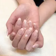 【オフ無料】ナチュラルカラーベースフレンチ¥6680