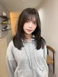 (レイヤー人気❤️🔥)カット+超音波トリートメント🇰🇷韓国レイヤー/ハッシュカット/ロングレイヤー/レイヤーボブ