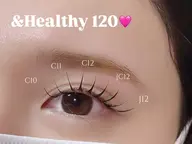 本日限定価格✨まつ毛パーマ×エクステ120本✨【&healthy】