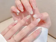 ♪チップ長さだし♪シンプルSNS持ち込みデザインつけ放題#パラジェル在庫有