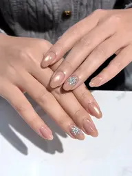 【Hand】夏限定★長さだし10本+マグネット+埋め尽くし2本orパーツ2個