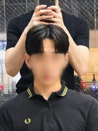 カット&ダウンパーマ&黒染め