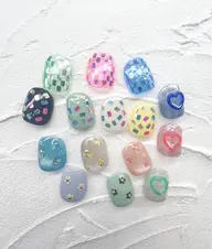 🦶🏻🦶🏼✨️フット親指アート🌟5500円🌟オフ込み