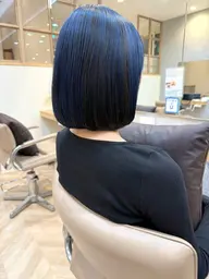 ワンカラー【寒色系】🦋+トリートメント+クイックスパ付き(ロング料金+500〜)