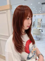 カット＋艶カラー＋バイカルテイージートリートメント🤎