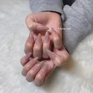 🤍 𝐇𝐚𝐧𝐝 🤍 長さ出し10本 + ワンカラー
