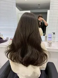 🌿前髪カット＋うる艶透明感ワンカラー＋オリジナルトリートメント＋炭酸Spa🥣