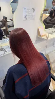 ✨【ブリーチ毛対応】酸性縮毛矯正＋集中補修Tr