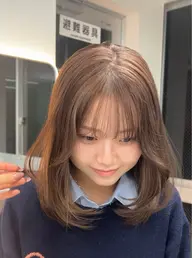 Wカラー【ブリーチなし】🎀オンカラー+2stepトリートメント🫧