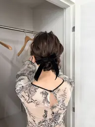 予定に合わせて🥂hair set🫧