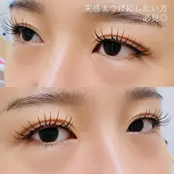 エクステパーマ◎まつエク+まつパ❣️フラットラッシュ100本♪