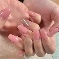 【ジェル】スカルプ、ワンカラー or グラデーション(クリアベース)_HJ3