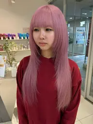 ✔︎︎︎︎⦅ハイトーンカラー⦆ダブルカラー+ケアブリーチ