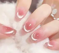 【7🈷️おすすめネイル】💝ワンホンーチーク➕マグネットフレンチ💝7980¥➡️6980¥ソフトジェルオフ無料🌸