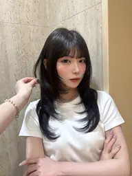 𝒍𝒂𝒚𝒆𝒓 𝒄𝒖𝒕 ➕𝒕𝒓𝒆𝒂𝒕𝒎𝒆𝒏𝒕🪽💕ミディアム~ロングの方限定
